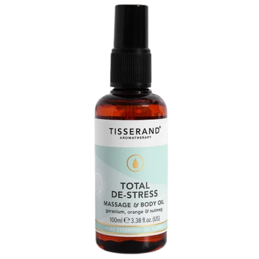 [206609-BB] Tisserand Total De-Stress Massage & Body Oil 100ml