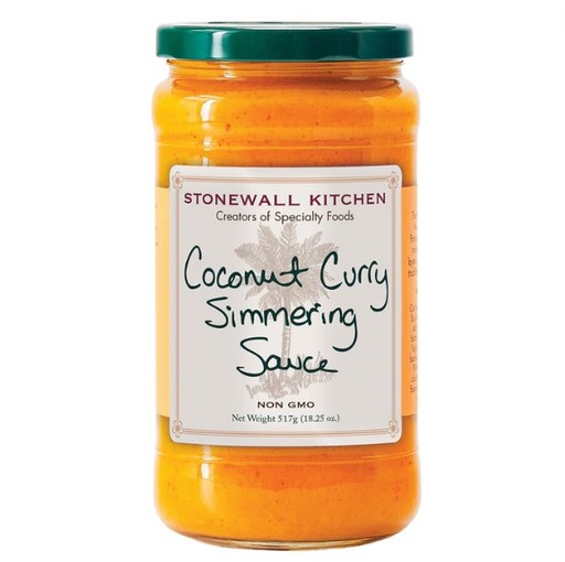 [143436-BB] Stonewall Kitchen Coconut Curry Simmering Sauce 18.25oz