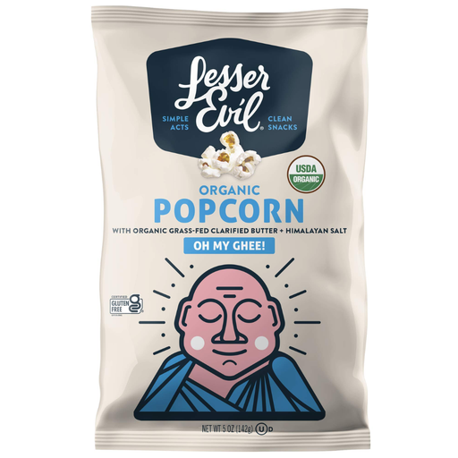 [206655-BB] Lesser Evil Oh My Ghee! Organic Popcorn 5oz