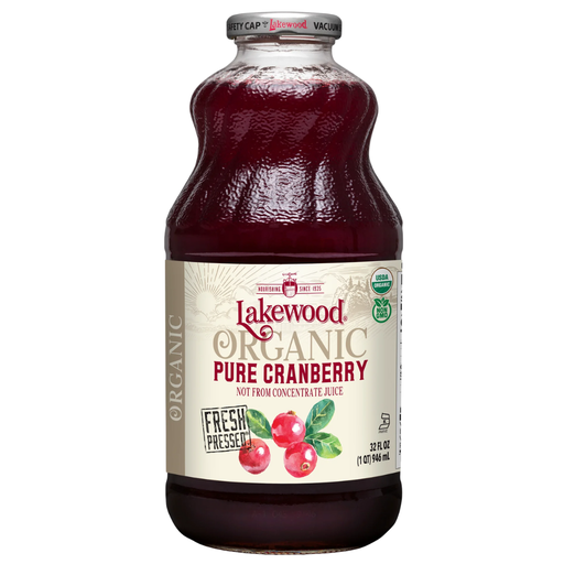 [206662-BB] Lakewood Organic Pure Cranberry Juice 32oz