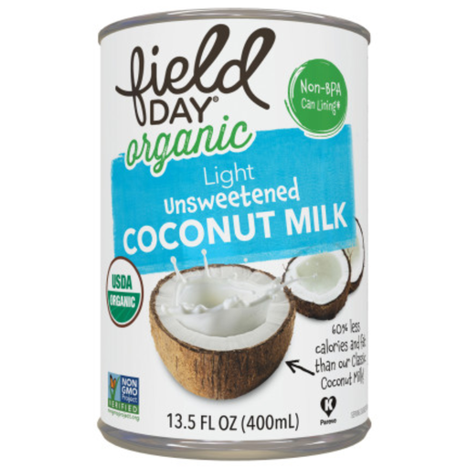 [206664-BB] Field Day Organic Light Unsweetened Coconut Milk 13.5oz