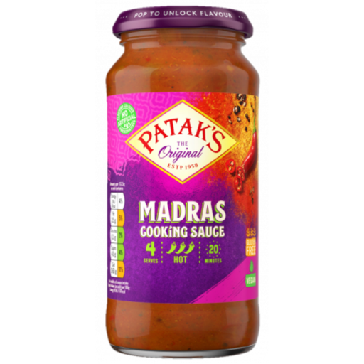 [206700-BB] Pataks Madras Curry Sauce 450g