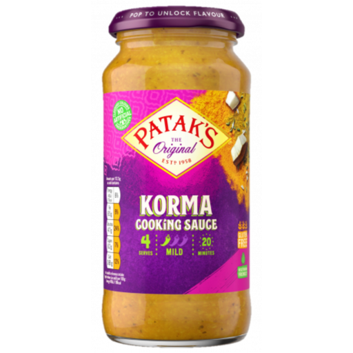 [206702-BB] Pataks Korma Curry Sauce 450g
