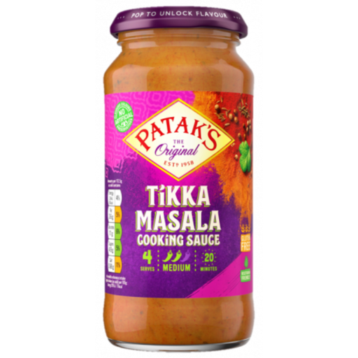 [206703-BB] Pataks Tikka Masala Curry Sauce 450g