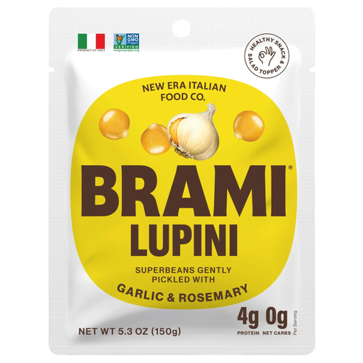[206798-BB] Brami Lupini Beans Snack Garlic & Rosemary 5.3 oz