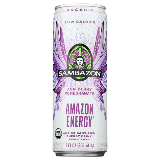 [206828-BB] Sambazon Organic Amazon Energy Drink Low Calorie 12 oz