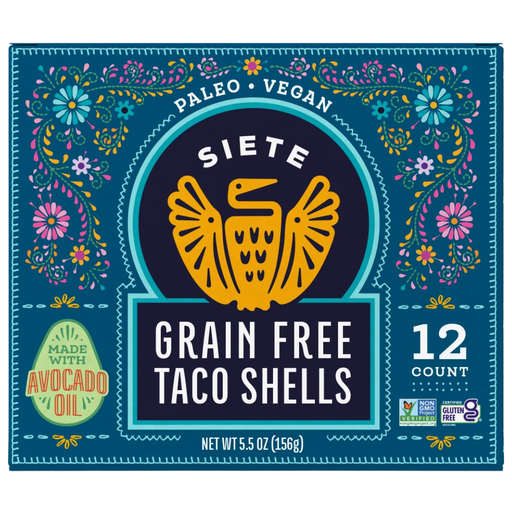 [206836-BB] Siete Taco Shells Grain Free 5.5 oz