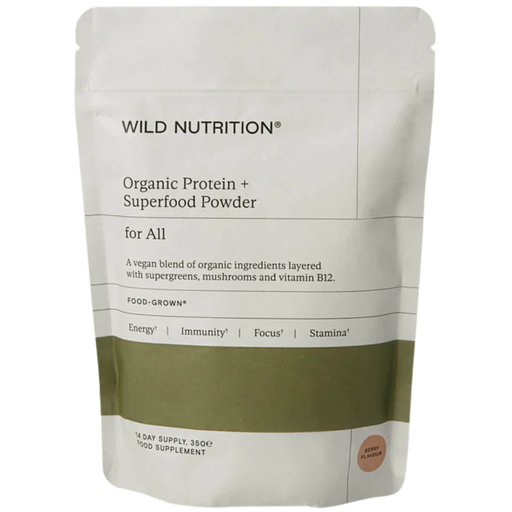 [206854-BB] Wild Nutrition Organic Protein + Superfood Powder Pouch 350g