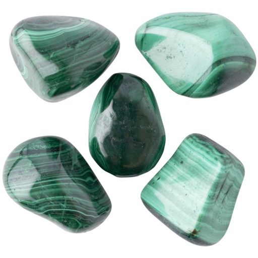 [206863-BB] Malachite Tumblestone 2-3cm