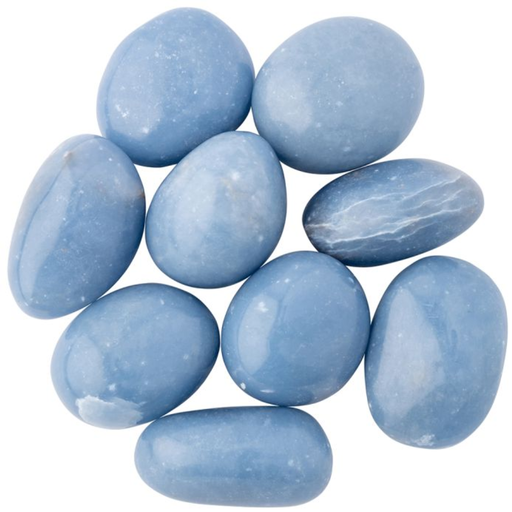 [206869-BB] Angelite Tumblestone 2-3cm