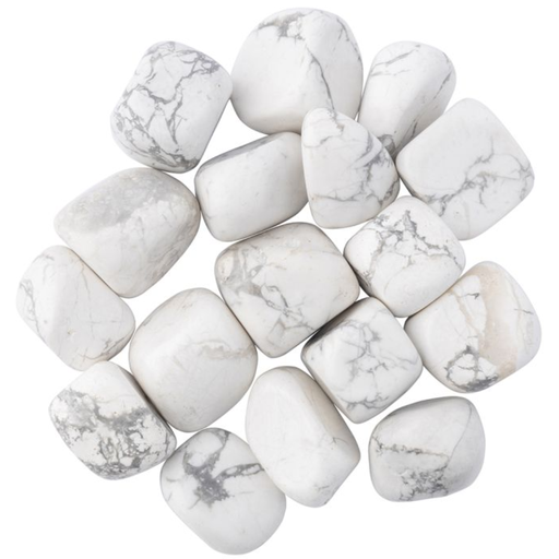 [206879-BB] Howlite Tumblestone 2-3cm