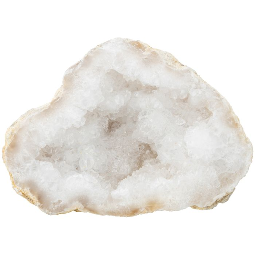 [206889-BB] White Quartz Geode 