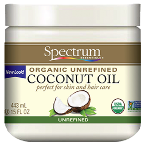 [206952-BB] Spectrum Essentials Unrefined Coconut Oil 15oz