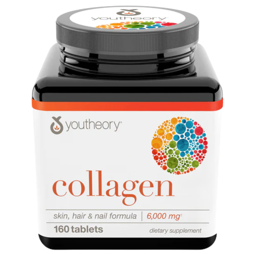 [206958-BB] Youtheory Advanced Collagen Skin, Hair & Nails Formula 160ct