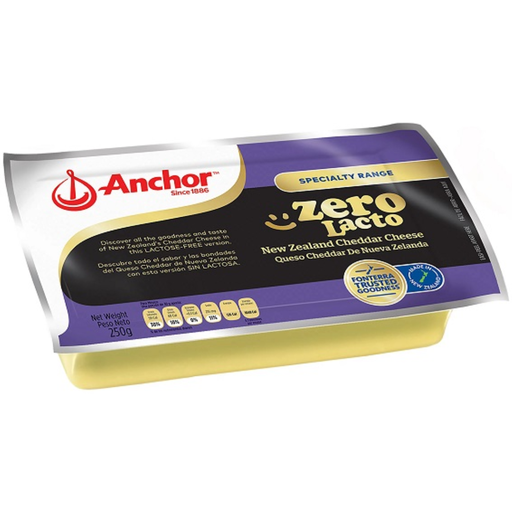 [207049-BB] Anchor Zero Lacto Block Cheese 250G