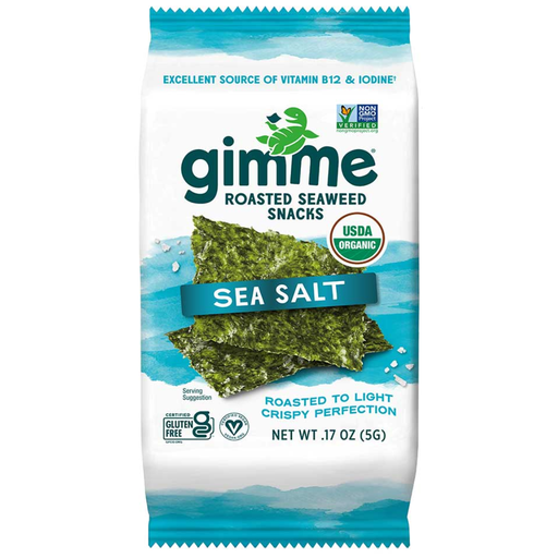 [207060-BB] Gimme Seaweed Snack Organic Sea Salt 0.17oz