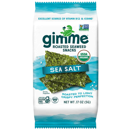[207060-BB] Gimme Seaweed Snacks Organic Sea Salt 0.17oz