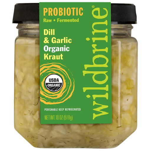 [207083-BB] Wildbrine Dill & Garlic Sauerkraut Salad 18oz