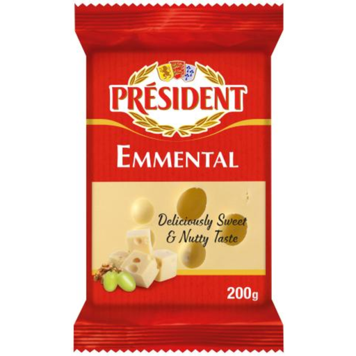[207118-BB] Emmental Portions President 200g