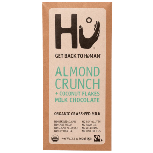 [207143-BB] Hu Almond Crunch Milk Chocolate Coconut Flakes Bar 2.1oz