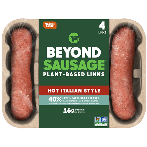 [207148-BB] Beyond Meat Plant-Based Hot Italian Sausage 4pk 14oz