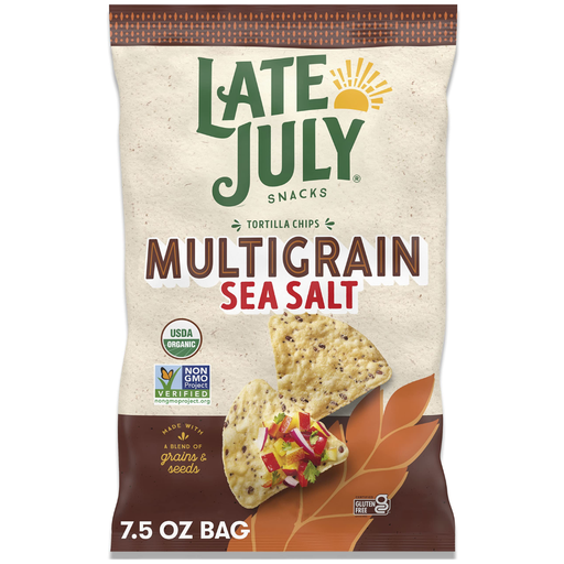 [207186-BB] Late July Snacks Multigrain Sea Salt Tortilla Chips 7.5oz