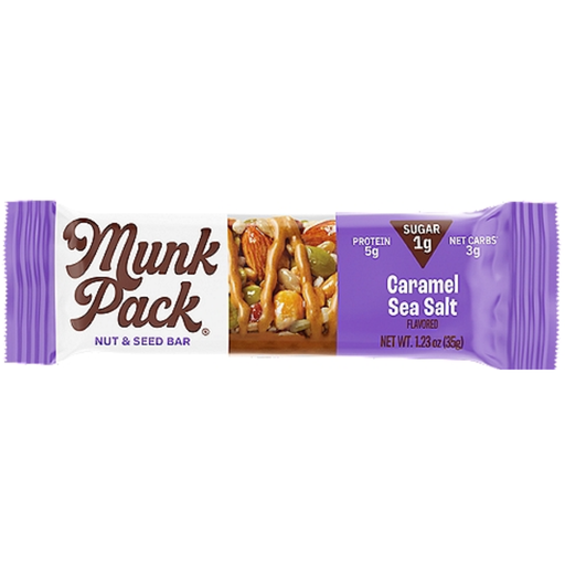 [207189-BB] Munk Pack Nut & Seed Caramel Sea Salt Keto Bar 1.23oz
