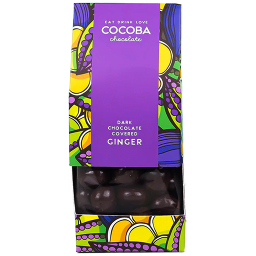 [207208-BB] Cocoba Dark Chocolate Covered Ginger 175g