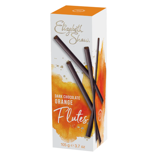 [207224-BB] Elizabeth Shaw Dark Chocolate Orange Flutes 105g