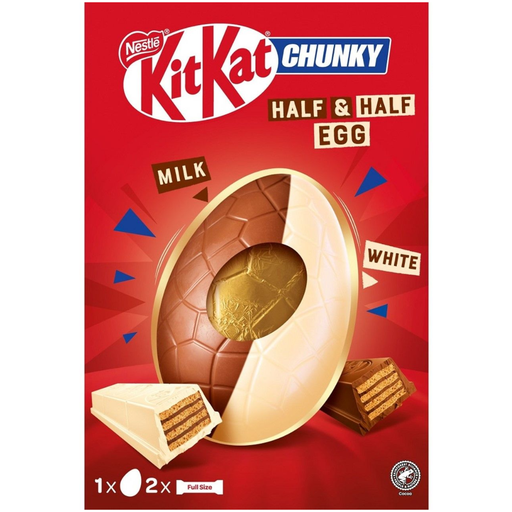 [207228-BB] KitKat Chunky White & Milk Giant Egg 230g