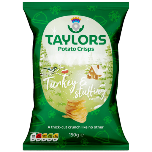 [207310-BB] Taylors Turkey & Stuffing Crisps 150g