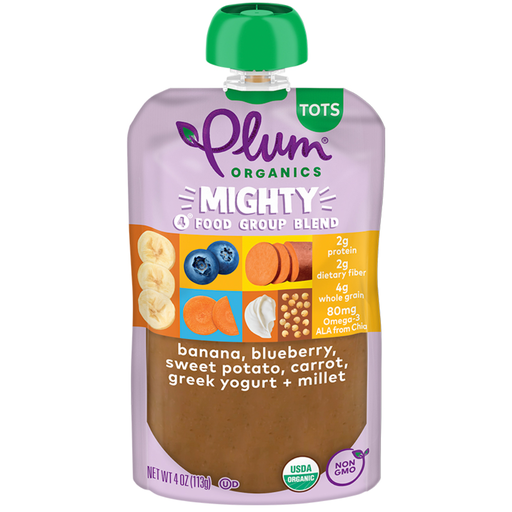 [207936-BB] Plum Organics Sweet Potato Blueberry Greek Yogurt 4oz