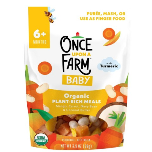 [207948-BB] Once Upon A Farm Organic Navy Bean, Carrot, Mango, Coconut Butter 3.5oz