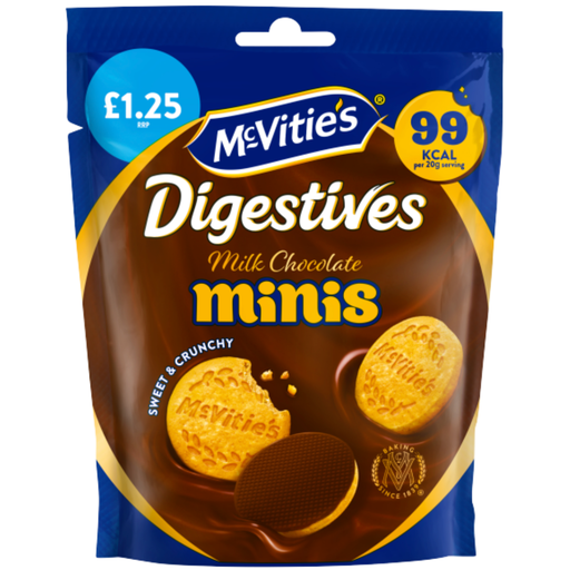 [207985-BB] McVities Mini Chocolate Digestives Pouch 80g