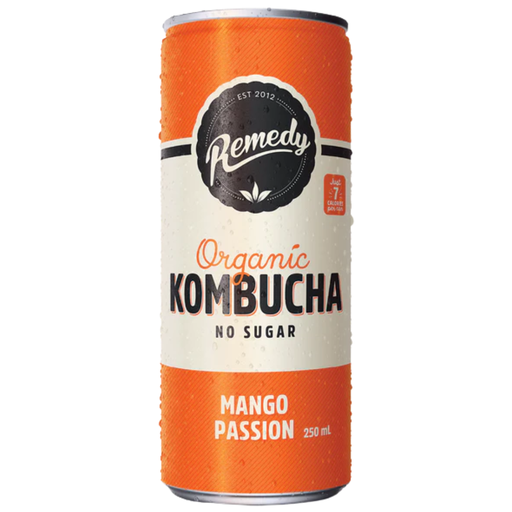 [207993-BB] Remedy Kombucha Mango Passion Fruit 250ml