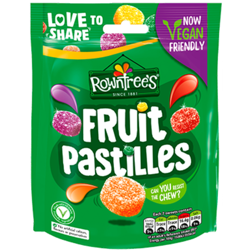 [207996-BB] Rowntrees Fruit Pastilles Vegan Pouch 143g