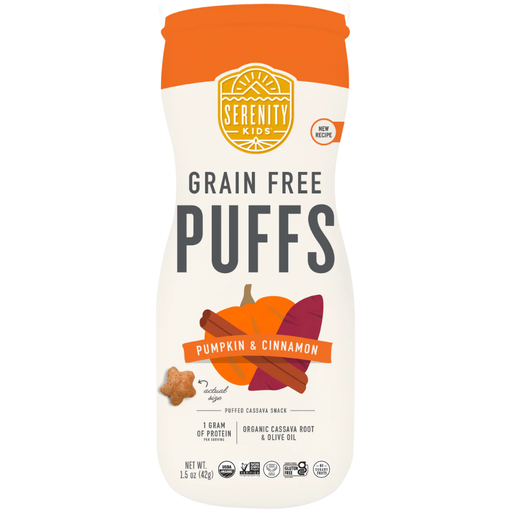 [208034-BB] Serenity Kids Pumpkin Cinnamon Puffs 1.5oz