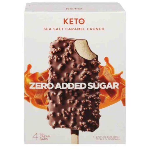 [208069-BB] Keto Bar Sea Salt Caramel Crunch 4ct