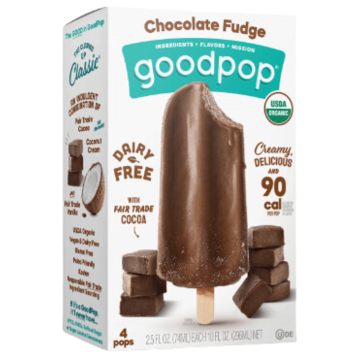 [208076-BB] Goodpop Chocolate Fudge Ice Pop 4-Pack