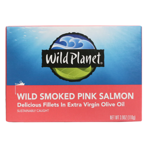 [208089-BB] Wild Planet Canned Wild Smoked Pink Salmon 3.9oz