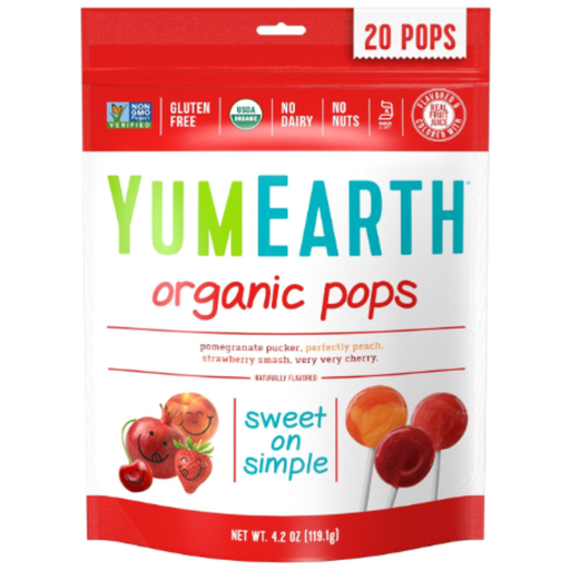 [208091-BB] Yumearth Organic Fruit Lollipops 4.2oz