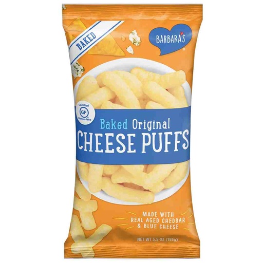 [208120-BB] Barbara's Bakery Baked Original Cheese Puffs 5.5oz