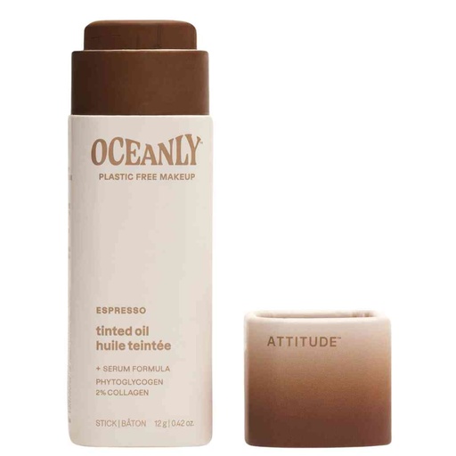 [208133-BB] Attitude Oceanly Light Coverage Tinted Oil Stick Espresso 0.42oz