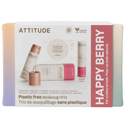 [208145-BB] Attitude Oceanly Happy Berry Makeup Set 3pc
