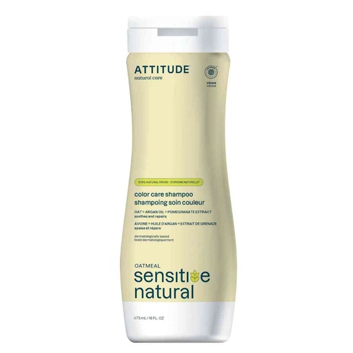 [208146-BB] Attitude Sensitive Skin Repair & Colour Protection Argan Oil Shampoo 16oz