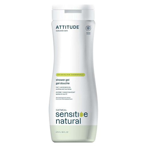 [208152-BB] Attitude Sensitive Skin Avocado Oil Shower Gel 16oz