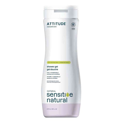[208153-BB] Attitude Sensitive Skin Soothing & Calming Chamomile Shower Gel 16oz