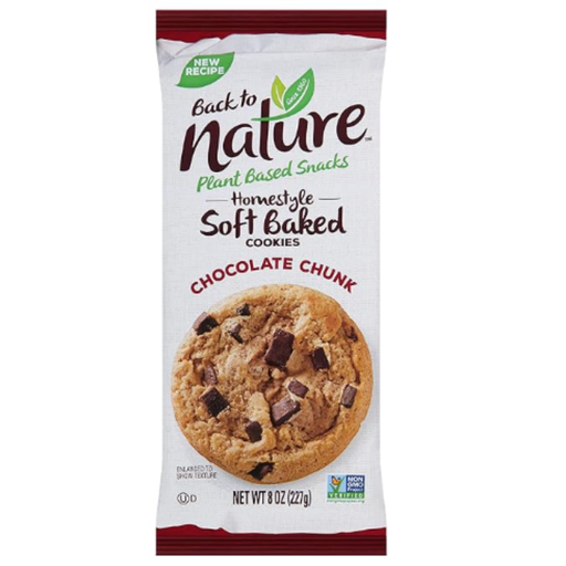 [208177-BB] Back To Nature Homestyle Soft Baked Cookies Chocolate Chunk 8oz