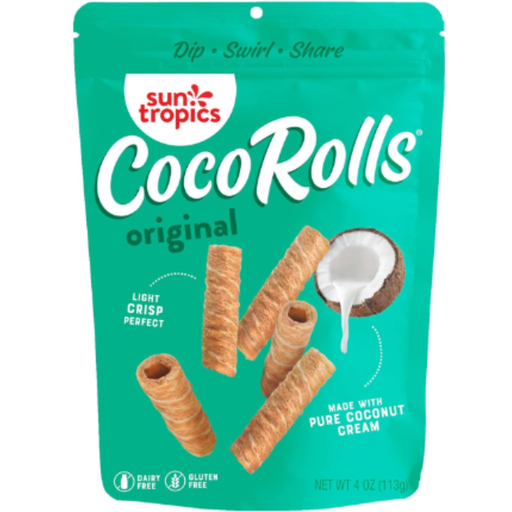 [208189-BB] Sun Tropics Coco Rolls Original Rolled Coconut Wafer 4oz