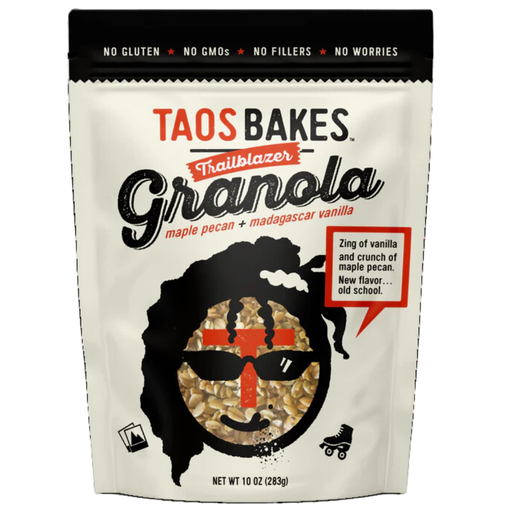 [208261-BB] Taos Bakes Trailblazer Maple Pecan & Madagascar Vanilla Granola 10oz.
